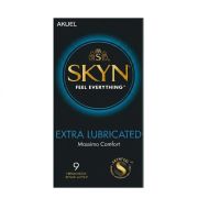 Презервативы безлатексные (полиизопрен) Skyn ​​Extra Lubricated, с дополнительной смазкой, 9 шт.