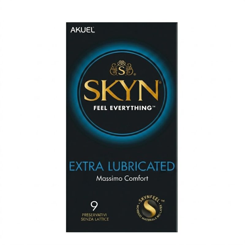 Презервативы безлатексные (полиизопрен) Skyn ​​Extra Lubricated, с дополнительной смазкой, 9 шт. вид 2