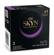 Презерватив SKYN Elite, ультратонкий, безлатексный (полиизопрен), 3 шт.
