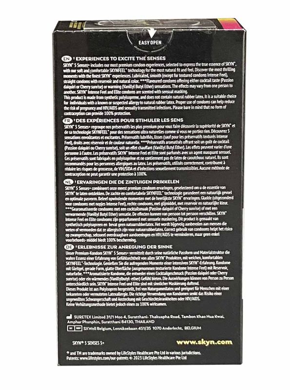 Презервативы SKYN 5 Senses+, 5 шт вид 4