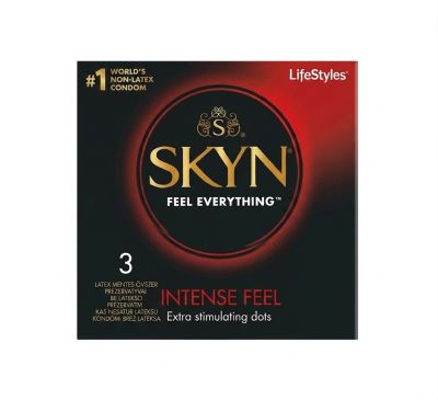 Презерватив SKYN Intense Feel безлатексний (полізопрен), 3 шт.