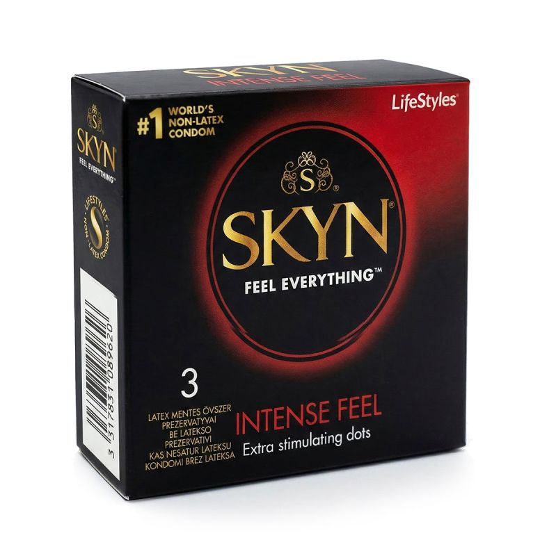 Презерватив SKYN Intense Feel безлатексний (полізопрен), 3 шт. вид 4