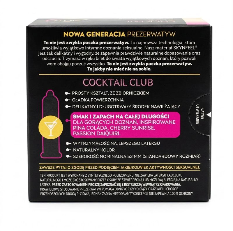 Презервативы SKYN Cocktail безлатексные (полиизопрен), 3 шт вид 4