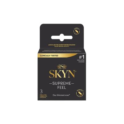 Презервативы Skyn Supreme Feel, безлатексные (полиизопрен), 3 шт