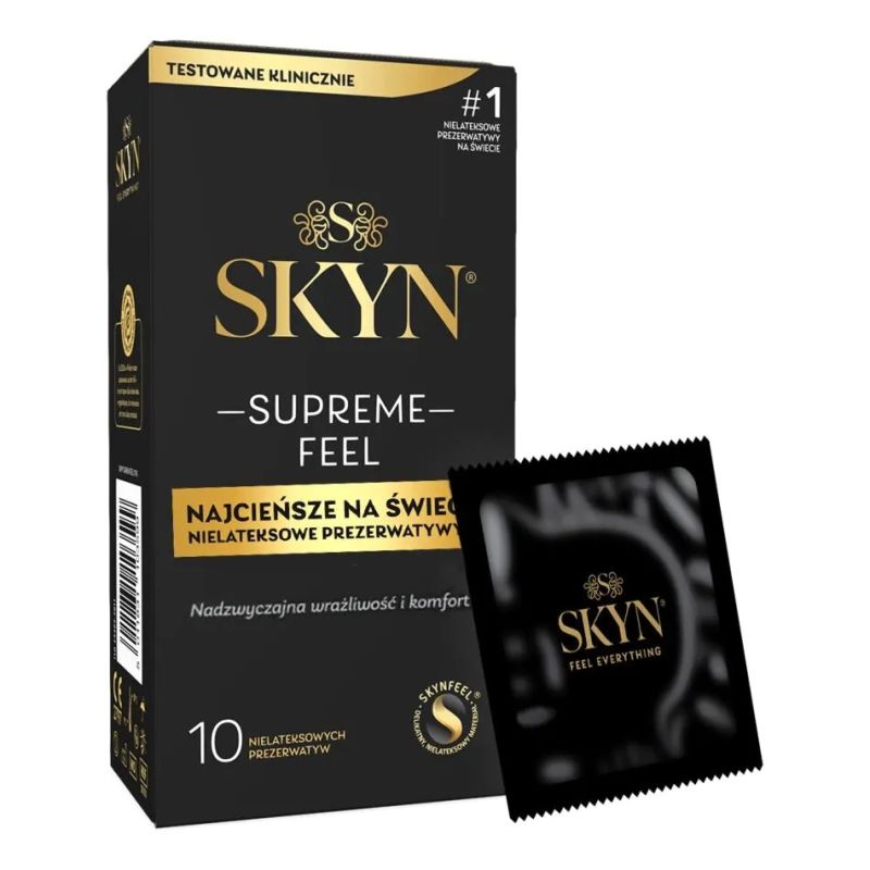 Презервативи Skyn Supreme Feel, безлатексні (поліізопрен), 10 шт вид 2