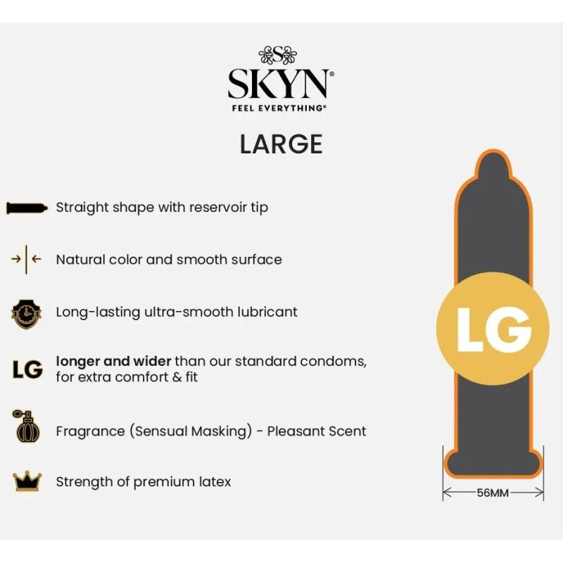 Презервативы SKYN Large безлатексные (полиизопрен), 6 шт вид 3