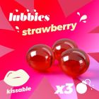 Кульки для масажу Crushious Lubbies зі смаком полуниці, 3 шт вид 2