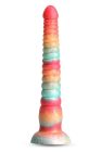 Фалоімітатор рельєфний NS Novelties Colours на присосці, різнокольоровий, 23 см вид 2