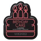 САШЕТ Лубрикант їстівний  на водній основі Wicked «Торт із кремом», саше 1 шт., 3 мл вид 2