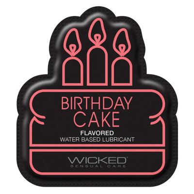 САШЕТ Лубрикант съедобный на водной основе Wicked торт с кремом, саше 1 шт, 3 мл