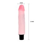 Вибратор реалистичный Baile The Realistic Cock, бежевый, 21.5 х 4 см вид 4