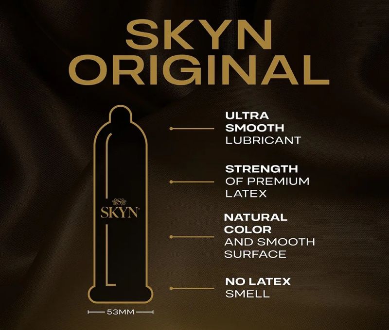 Презервативи безлатексні (поліізопрен) Skyn ​​Original, 10 шт вид 3