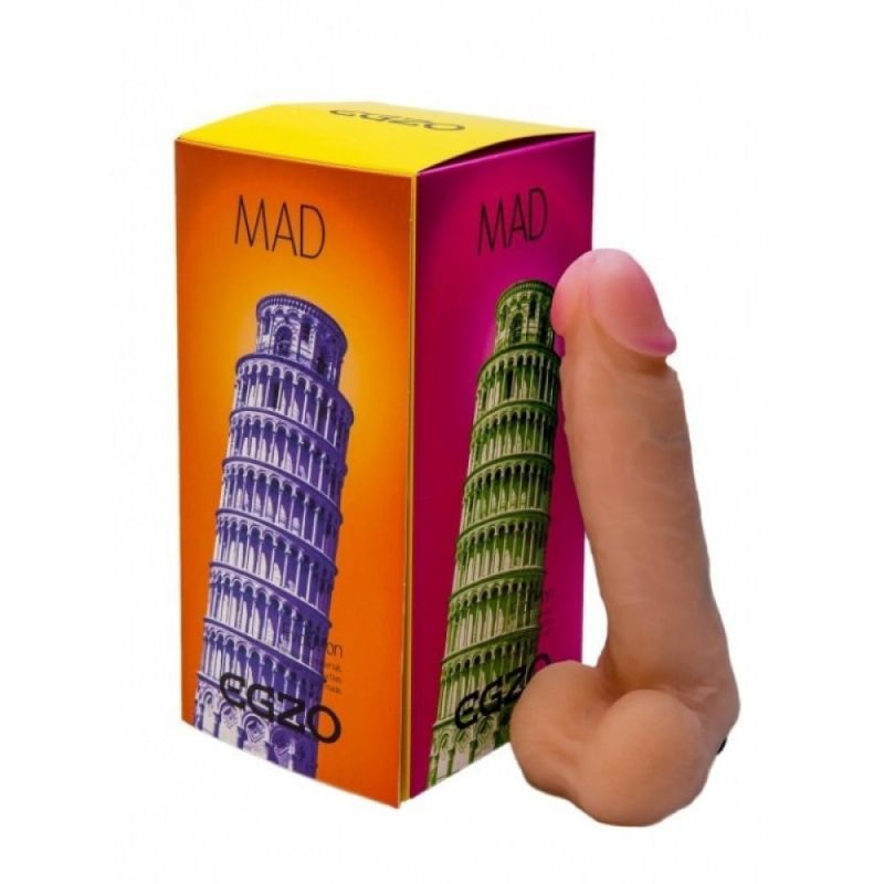 Вібратор реалістичний EGZO MAD Ciberskin Gambling Lover на батареях вид 2