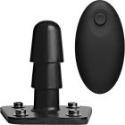 Страпон з вібруючим адаптером G-Spot Vibrating Pleasure Set з дистанційним пультом, чорний вид 7