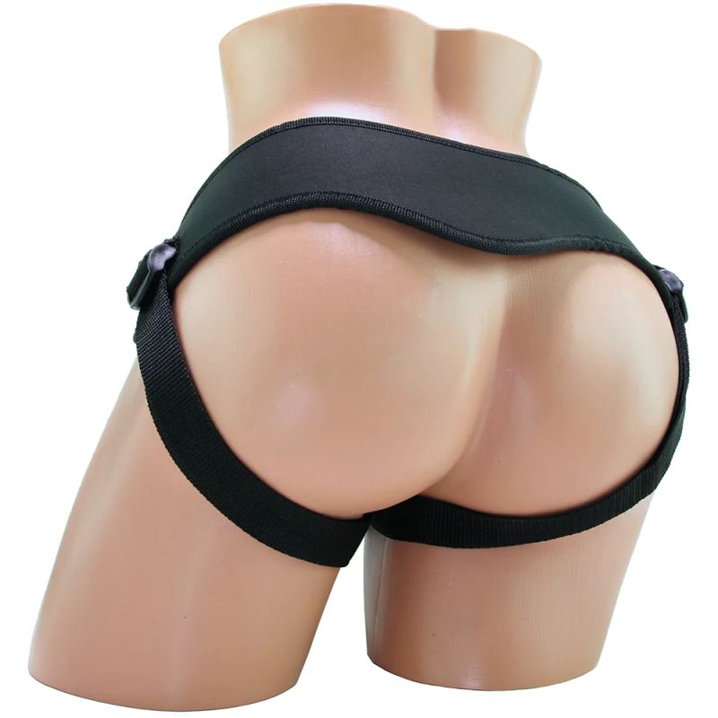 Страпон з вібруючим адаптером G-Spot Vibrating Pleasure Set з дистанційним пультом, чорний вид 10