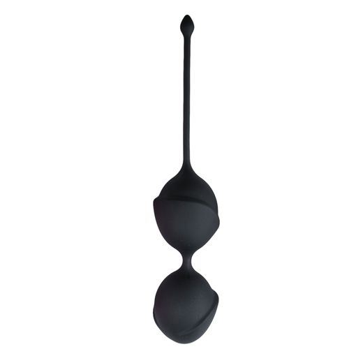 Вагинальные шарики Easytoys, силиконовые, черные, 19.5 х 3.8 см вид 2