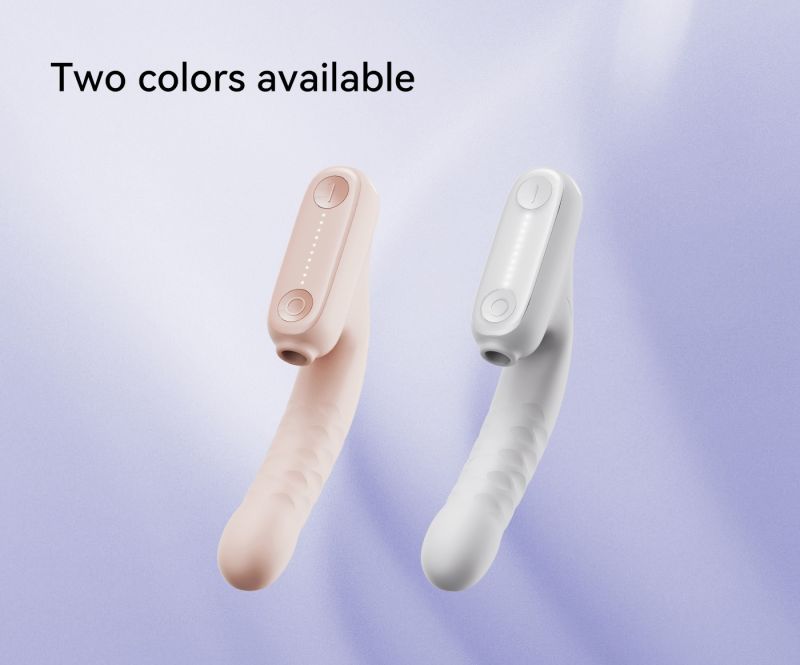 Безконтактний вібратор-стимулятор з фрикціями Qingnan No.7 Thrusting with Suction Flesh Pink вид 6
