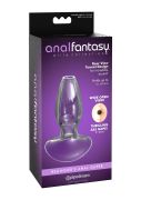 Анальна пробка з тунелем Pipedream Anal Fantasy скляна, прозора, 9.6 х 2 см