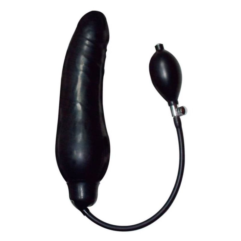Фалоімітатор з накачуванням реалістичний You2Toys чорний, 23 х 4 см вид 2