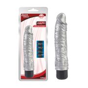 Вібратор із яскраво вираженою головкою Chisa Dark Muscle Chubby Beau, сріблястий