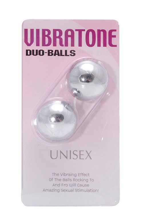 Вагінальні кульки DUO BALLS, SILVER вид 3