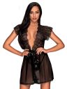 Сексуальный халат Obsessive Romanesa peignoir S/M