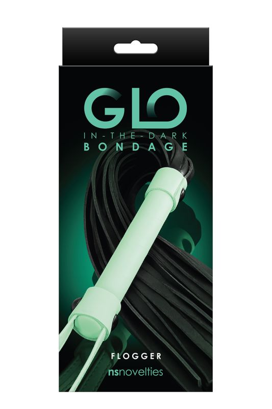 Флогер світиться NS Novelties GLO BONDAGE FLOGGER вид 2