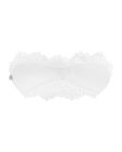Атласная Маска для глаз белая Amor Blanco eye mask white O/S вид 3