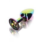 Анальна пробка S із кристалом Toy Joy, різнокольорова вид 2