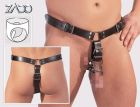 Трусы-портупея БДСМ ZADO FETISH с эрекционными кольцами и встроенным анальным фаллоимитатором, S/M вид 3