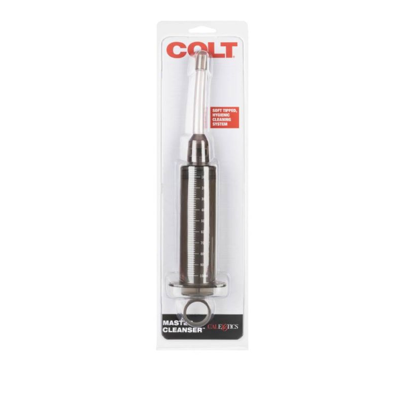 Анальный душ-шприц COLT Master Cleanser черный, 12 х 1.2 см вид 6