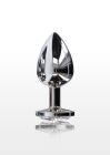 Анальна пробка металева Toy Joy Starlight Booty Jewel з білим кристалом, Large вид 3