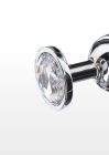 Анальна пробка металева Toy Joy Starlight Booty Jewel з білим кристалом, Large вид 4