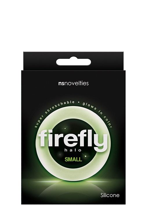 Ерекційне кільце, що світиться в темряві NS Novelties Firefly, зелений вид 2