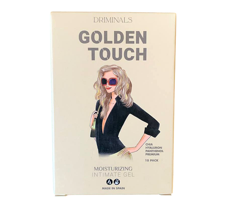 Пробник/Лубрикант на водной основе Driminals Golden Touch с чиа и гиалуроновой кислотой, 4 мл вид 3