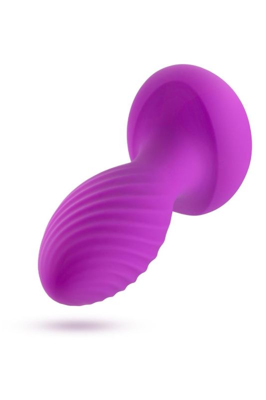 Анальний вібратор зі стразом Blush Oh My Gem Charm Amethyst колір фуксія вид 4