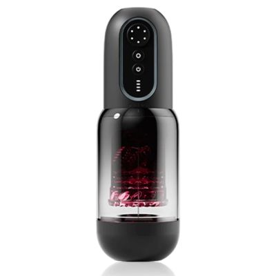 Автоматичний мастурбатор BeYourLover SUCCUBUS з обертанням і всмоктуванням, червоний у чорному корпусі