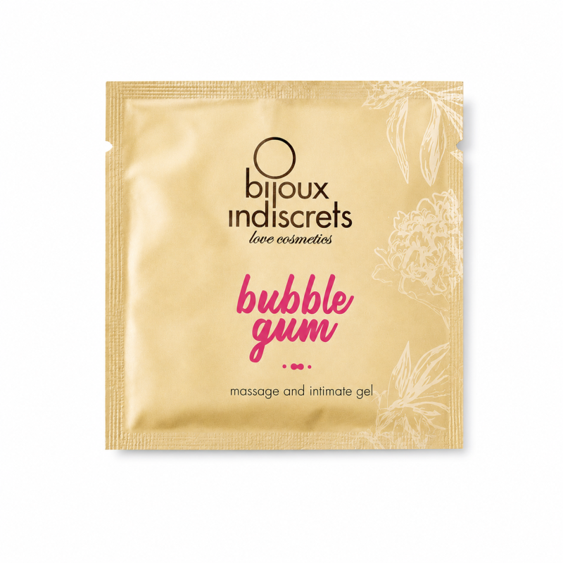 Пробник масло та мастило 2 в 1 з ароматом Bubble gum Bijoux Indiscrets, 3 мл вид 2