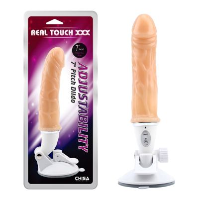 Вібратор реалістичний Chisa Real Touch XXX Adjustability на регульованій присосці, бежевий