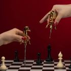 Уретральний катетер Кінь з колекції Шахи з двома насадками UPKO Knight The Chess вид 3