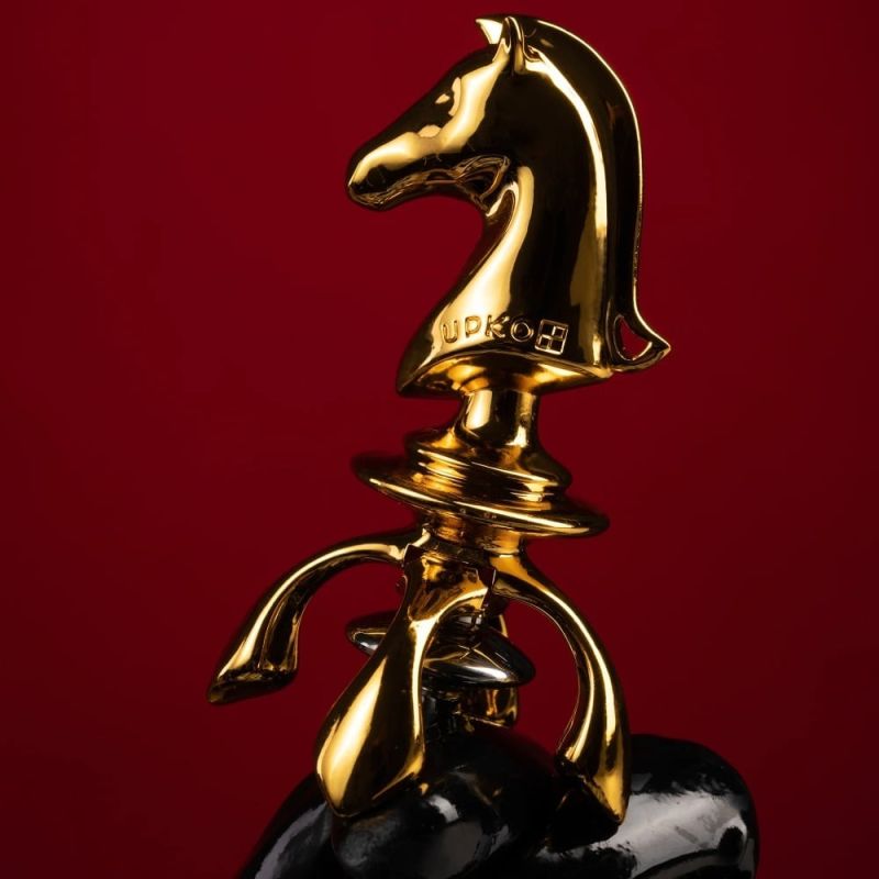 Уретральний катетер Кінь з колекції Шахи з двома насадками UPKO Knight The Chess вид 4
