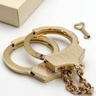 Наручники металеві DS Fetish, золоті вид 5