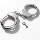 Наручники металлические DS Fetish, серебряные вид 2