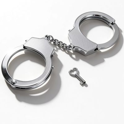 Наручники металлические DS Fetish, серебряные