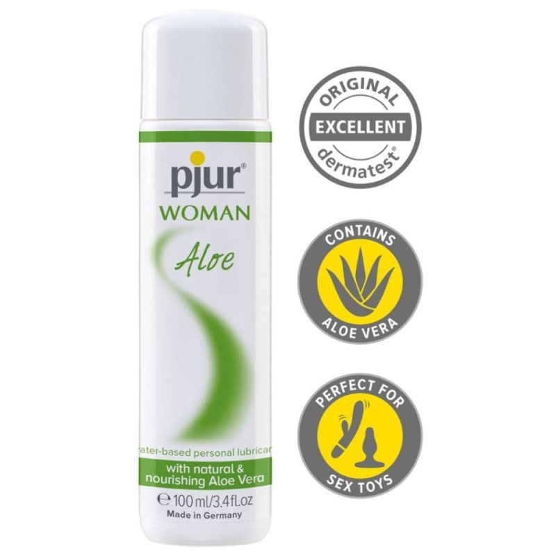 Лубрикант з екстрактом алое Pjur Woman Aloe, 100 мл вид 3