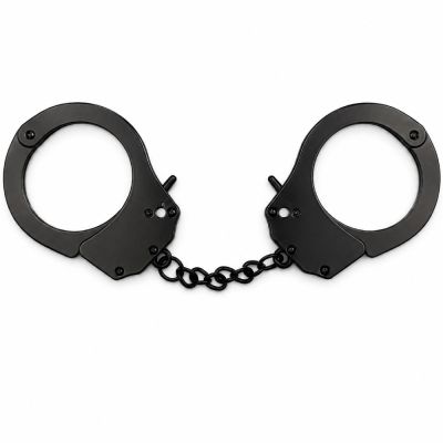 Наручники металеві DS Fetish, чорні