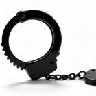 Наручники металеві DS Fetish, чорні вид 4