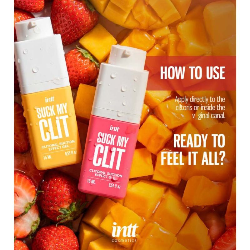 Гель для кліторальної стимуляції Intt Suck My Clit Wild Tropical Mango, 15 мл вид 9