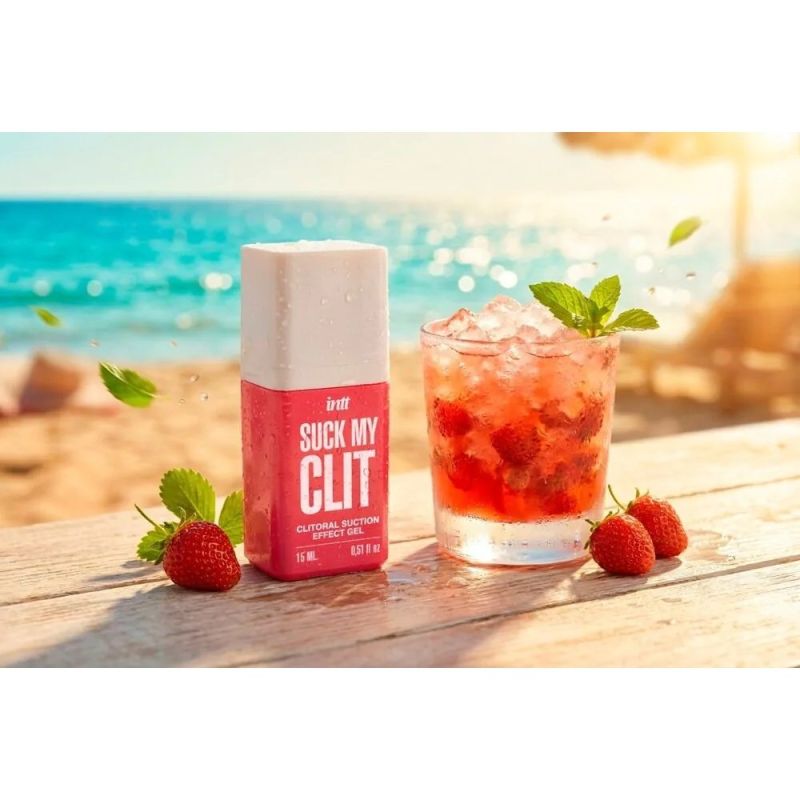 Гель для кліторальної стимуляції Intt Suck My Clit Wild Strawberry, 15 мл вид 8