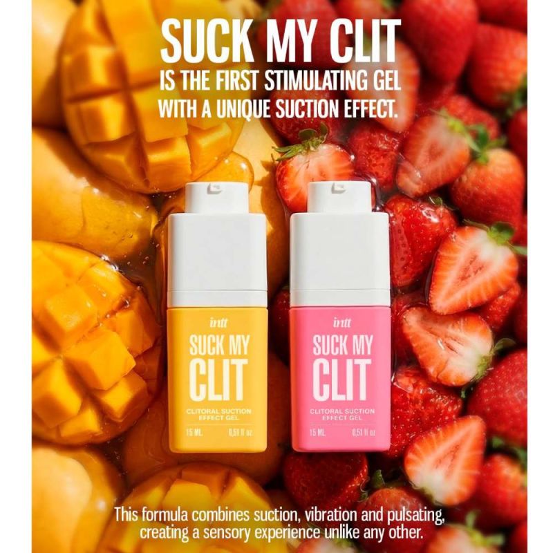 Гель для кліторальної стимуляції Intt Suck My Clit Wild Strawberry, 15 мл вид 12